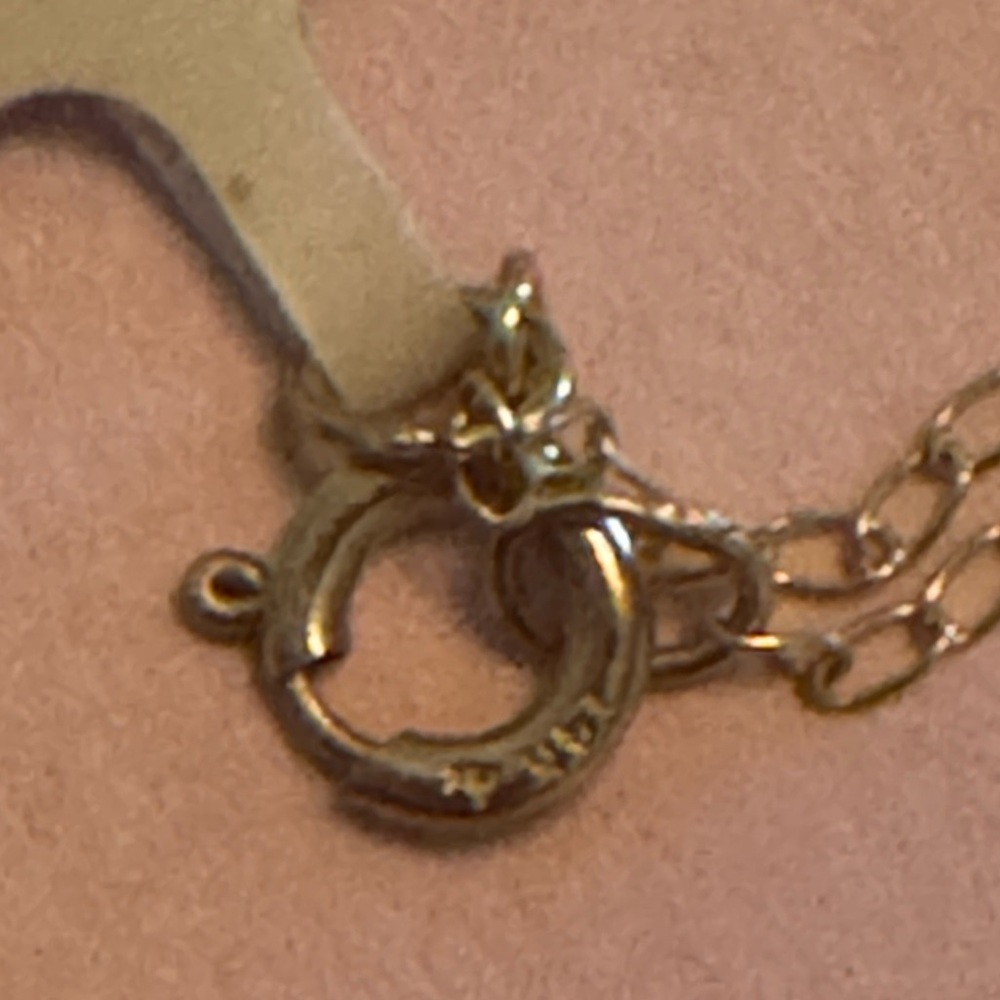 Womens 14 kt yellow gold 16” ladies chain. - Picture 4 of 6